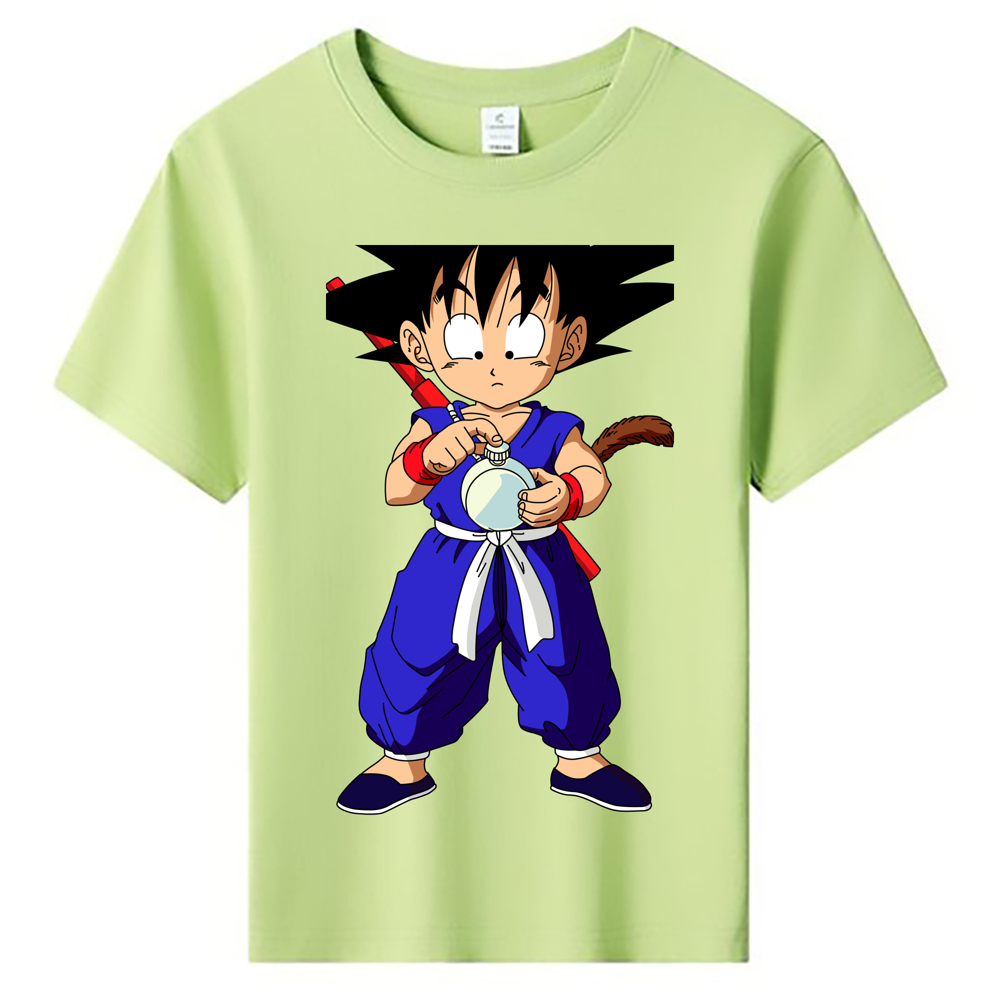 （画像用） ドラゴンボール 孫悟空（そん ごくう）Son Goku カカロット DRAGON BALL Kakarotto 綿100％キッズTシャツ（フロントプリント）